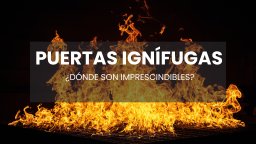 Puertas automáticas ignífugas ¿Dónde son imprescindibles?